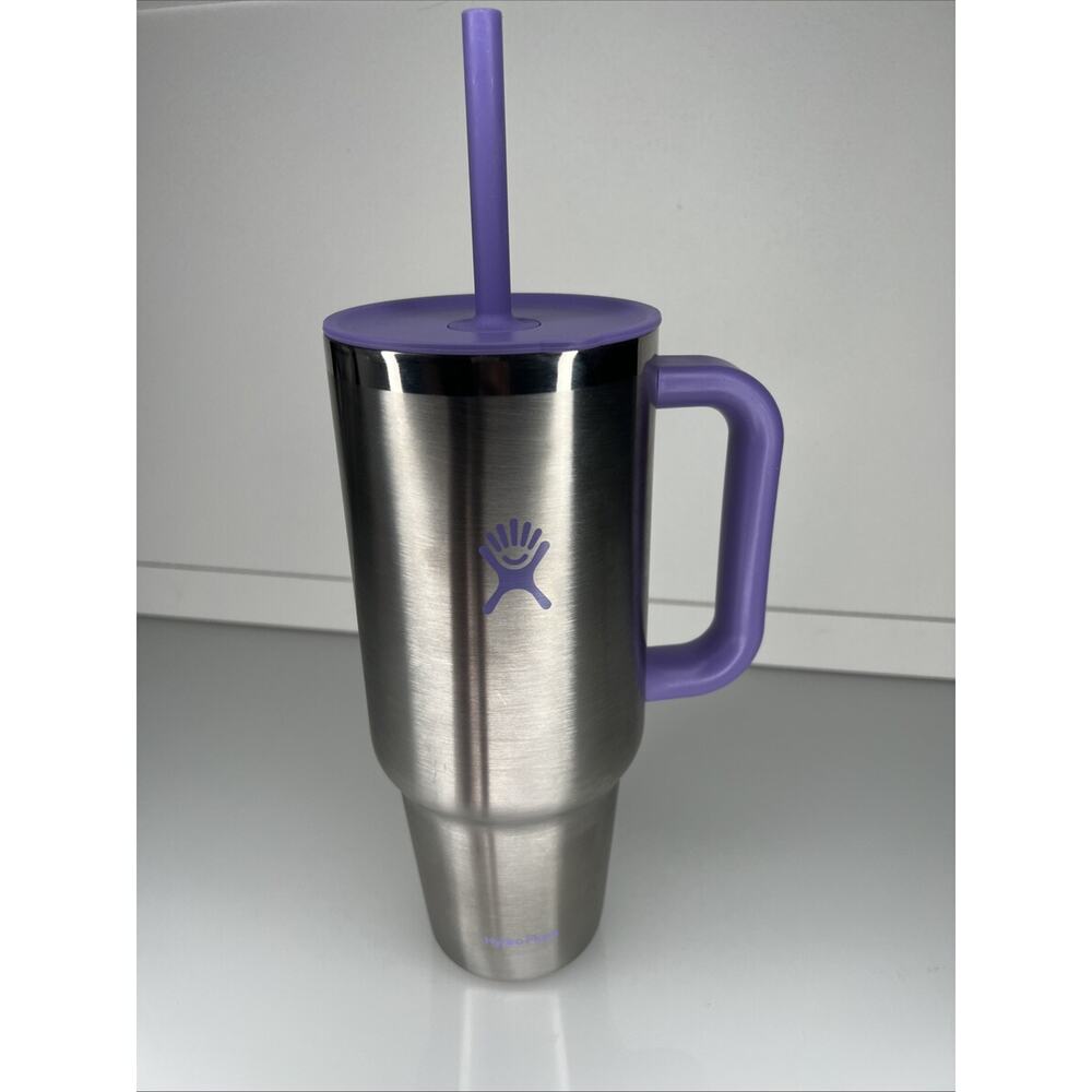 Hydro Flask 40oz All Around Travel Tumbler with Lid & Straw - Stainless / Purple
